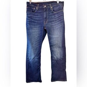 Levi Strauss 527 Slim Bootcut Men’s Jeans Dark Wash W34 L30